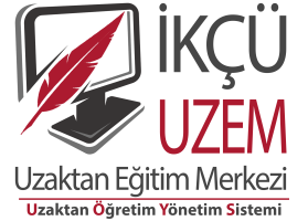 İKÇÜ UZEM uzaktan Eğitim Yönetim Sistemi